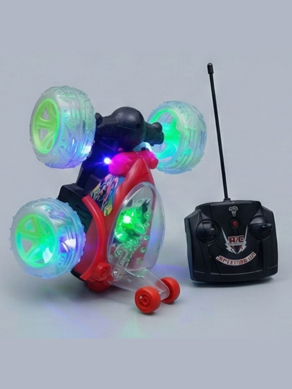 360° Front-Axle Rotating RC Stunt Car